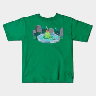 Zen Frog Kids T-Shirt